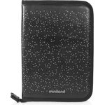 Miniland CAREBOOK DELUXE, Dokumentenmappe für Impfpass des Kindes oder Mutterpass, silver