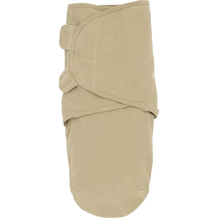 Meyco Baby Uni Pucksack, Erstausstattung Neugeborene (Pucktuch für Babys ab 0-3 Monaten, weicher Schlafkomfort, 100% Baumwolle, atmungsaktiv, Einschlafhilfe), Sand