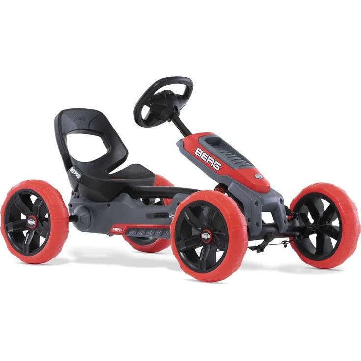 BERG Gokart 'Reppy Rebel', grau/rot, inkl. Soundbox, ab 2,5 Jahren, max. belastbar bis 40 kg, verstellbarer Sitz – Bild 1