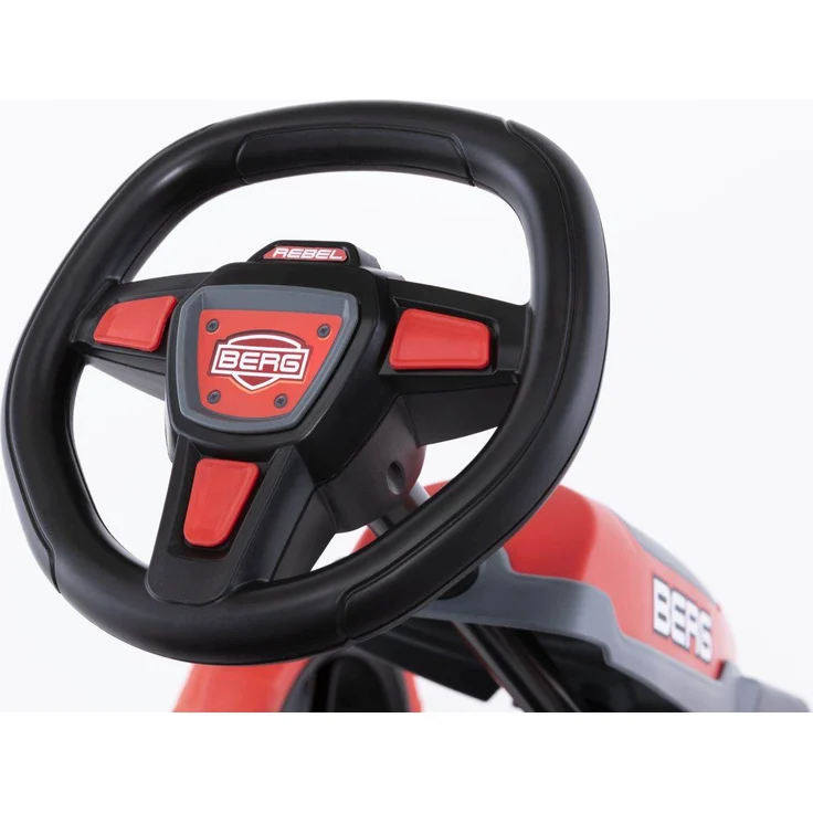 BERG Gokart 'Reppy Rebel', grau/rot, inkl. Soundbox, ab 2,5 Jahren, max. belastbar bis 40 kg, verstellbarer Sitz – Bild 4