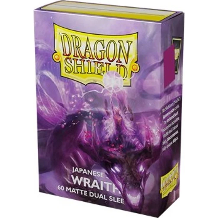 Dragon Shield Dual Matte Sleeves - Wraith (60 Sleeves) - Japanese Size – Bild 1