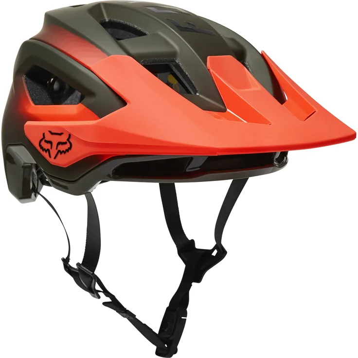 Fox Racing Speedframe PRO Helmet CE Fade Olive Green 51 - 55 cm