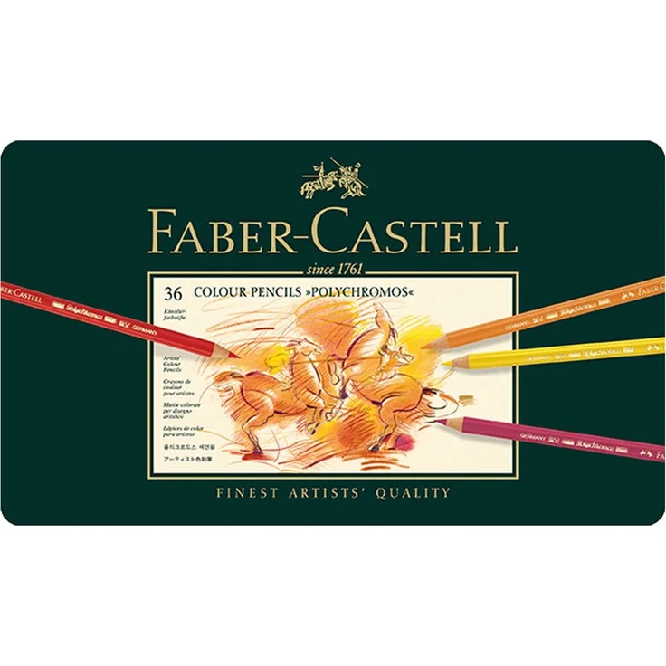 "Faber-Castell Farbstift Polychromos 36er Metalletui" – Bild 1