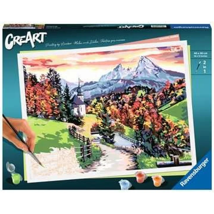 Ravensburger Malen nach Zahlen 20274 – Beautiful Bavaria – ab 14 Jahren – Bild 1