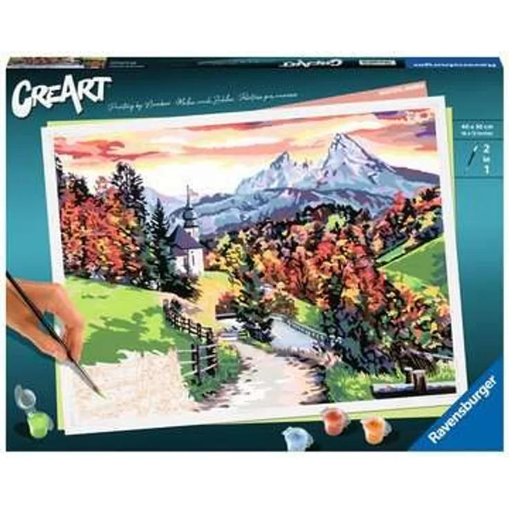 Ravensburger Malen nach Zahlen 20274 – Beautiful Bavaria – ab 14 Jahren