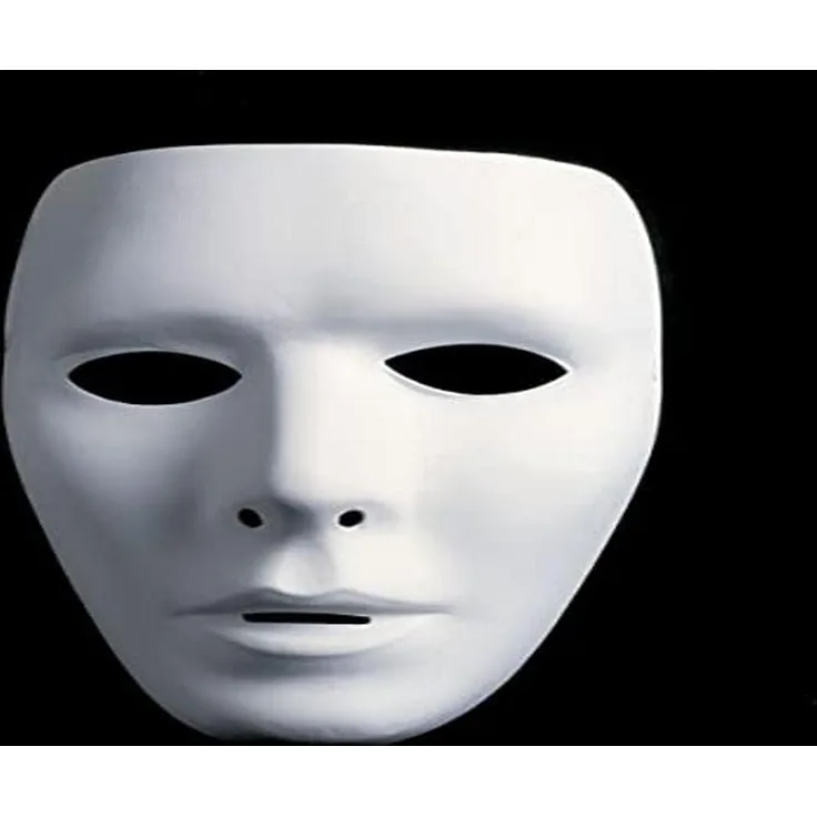 Festartikel Müller 161. 116. 01 Maske, Herren, Weiß, pack de 1 unidad