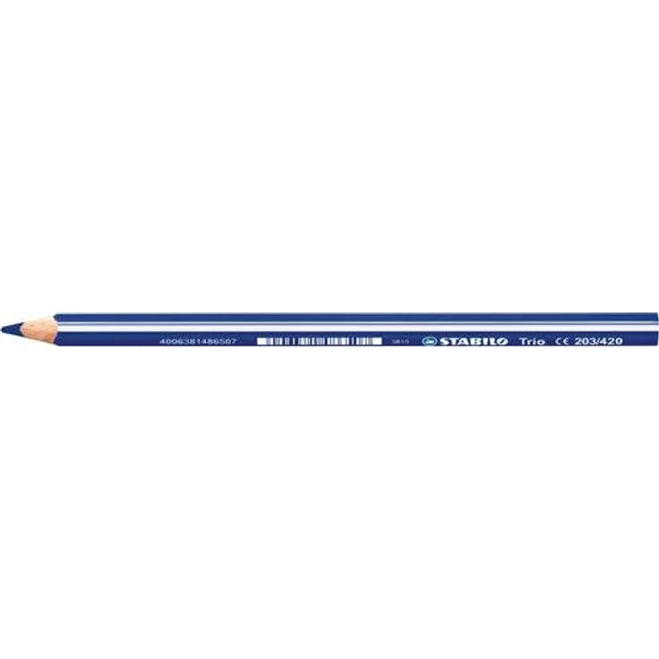 Dreikant-Buntstift - STABILO Trio dick - 24er Pack - mit 24 verschiedenen Farben und Spitzer – Bild 2