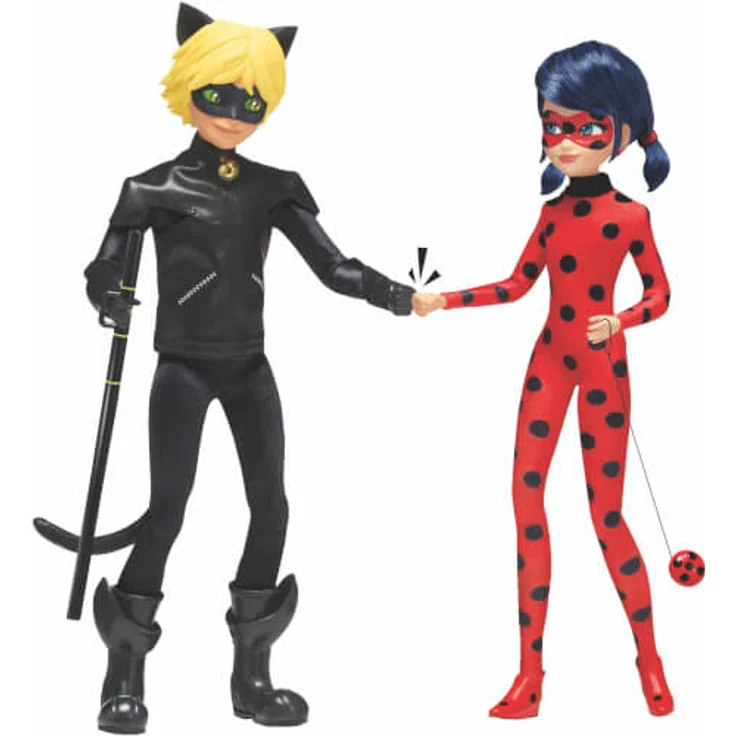 Bandai - Miraculous Ladybug und Cat Noir,ca. 26cm – Bild 2