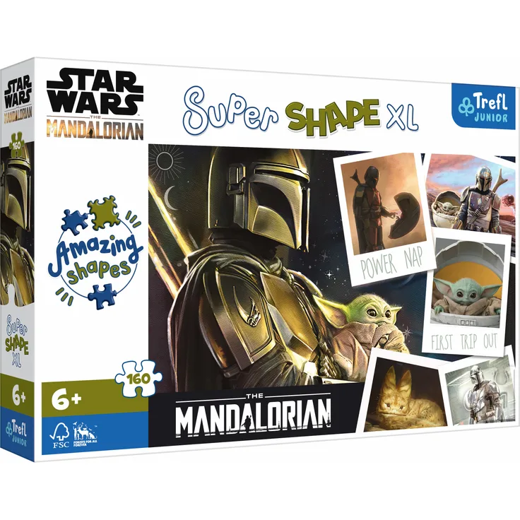 Trefl 50035 Star Wars The Mandalorian 160 Teile Super Shape XL Puzzle