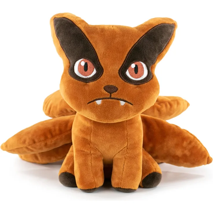 BARRADO Kuscheltier mit Naruto-Figuren 30zm - Naruto, Kakashi, Sasuke, Kurama, Naruto Six Path - Sammler-Edition - Super Soft Qualität (Kurama)