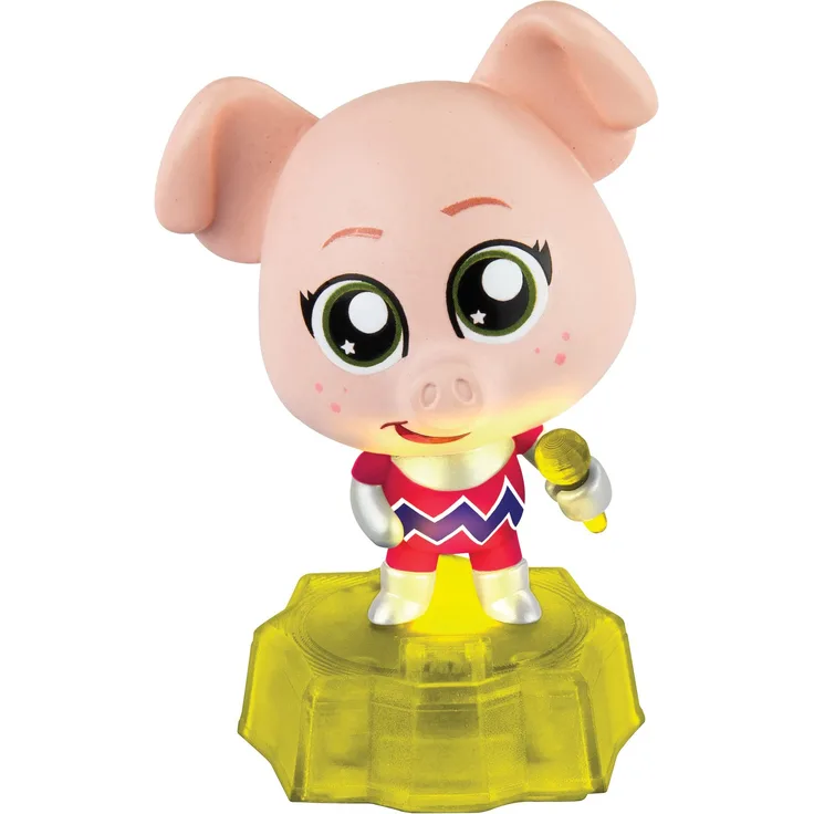 TOMY L73111 Rosita mit LED Kristall Bühne, Film Figuren, Sammelfiguren für Kinder, Kinderspielzeug Sing 2 Fans, 3 Jahre +