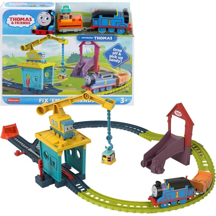 Reparatur-Freunde Spielset | Mattel HDY58 | TrackMaster | Thomas & seine Freunde