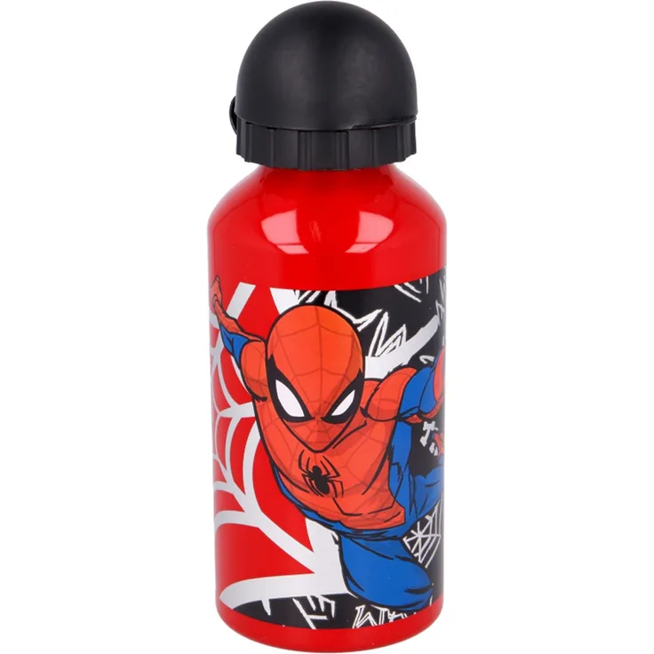 Spider-Man Urban Web Kinder Aluminium Trink-Flasche Sportflasche