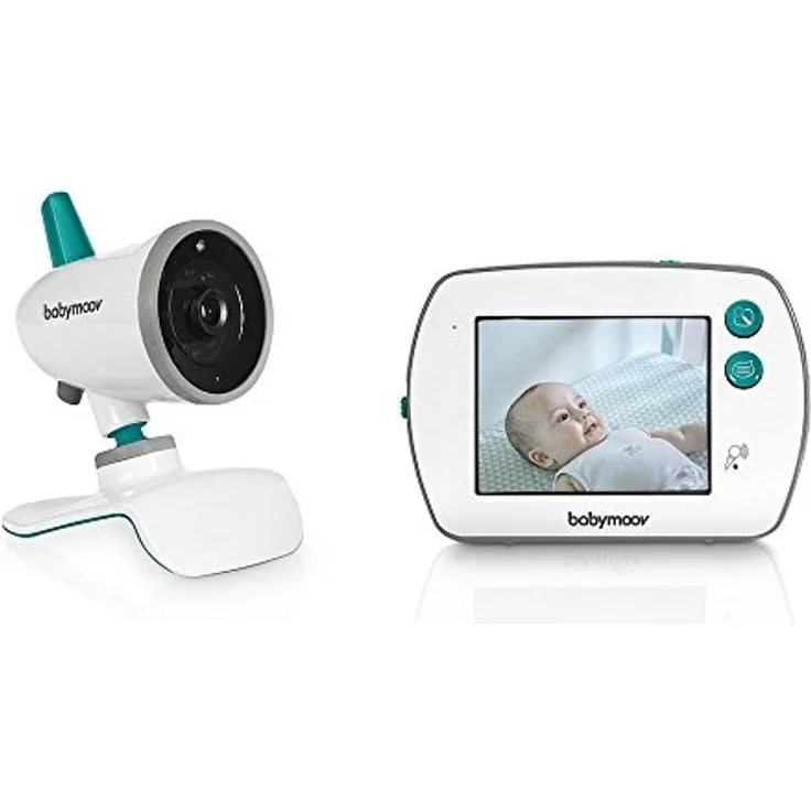 Babymoov 'YOO-Feel' Video-Babyphone, mit Kamera, 3,5 Zoll Touchscreen-Empfänger, 2-fach Zoom, Gegensprechfunktion, 250 m Reichweite