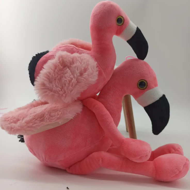 Kuscheltier Plüschtier XXL Plüsch Flamingo pink aus niciweichem Stoff für Mädchen, Jungen & Babys – Flauschiges Stofftier zum Spielen (Flamingo 38 cm) - Preisvergleich – Bild 4