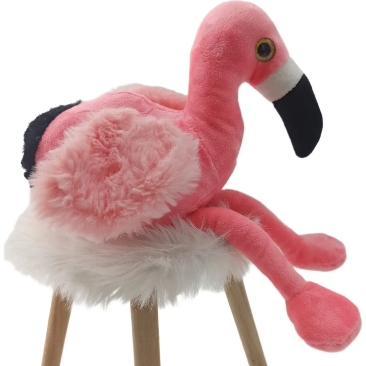 Kuscheltier Plüschtier XXL Plüsch Flamingo pink aus niciweichem Stoff für Mädchen, Jungen & Babys – Flauschiges Stofftier zum Spielen (Flamingo 38 cm) - Preisvergleich – Bild 2