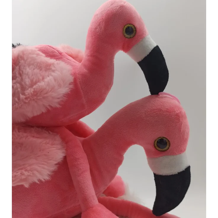 Kuscheltier Plüschtier XXL Plüsch Flamingo pink aus niciweichem Stoff für Mädchen, Jungen & Babys – Flauschiges Stofftier zum Spielen (Flamingo 38 cm) - Preisvergleich – Bild 5