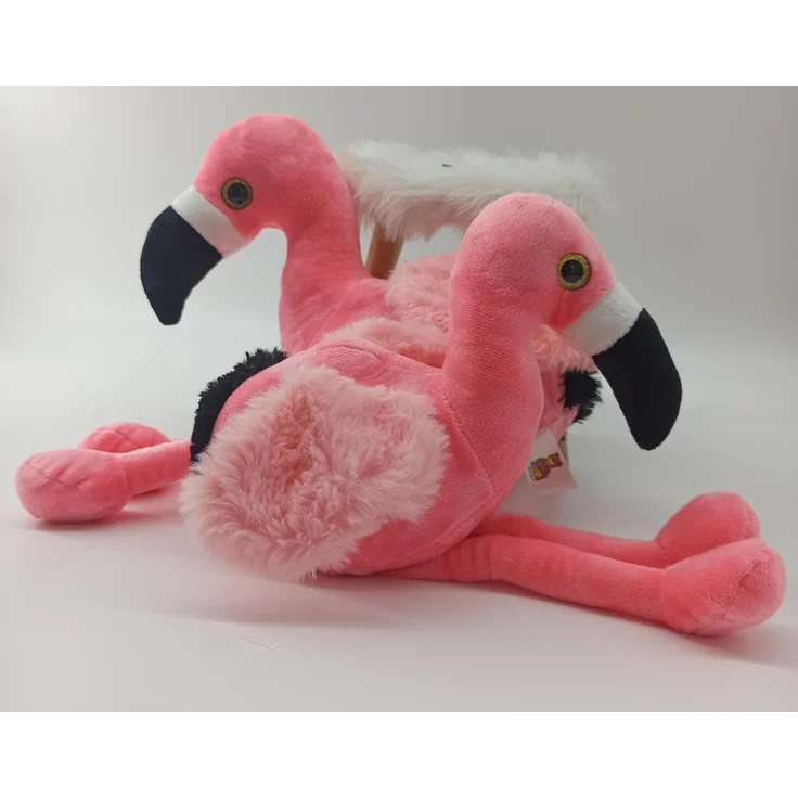 Kuscheltier Plüschtier XXL Plüsch Flamingo pink aus niciweichem Stoff für Mädchen, Jungen & Babys – Flauschiges Stofftier zum Spielen (Flamingo 38 cm) - Preisvergleich – Bild 3