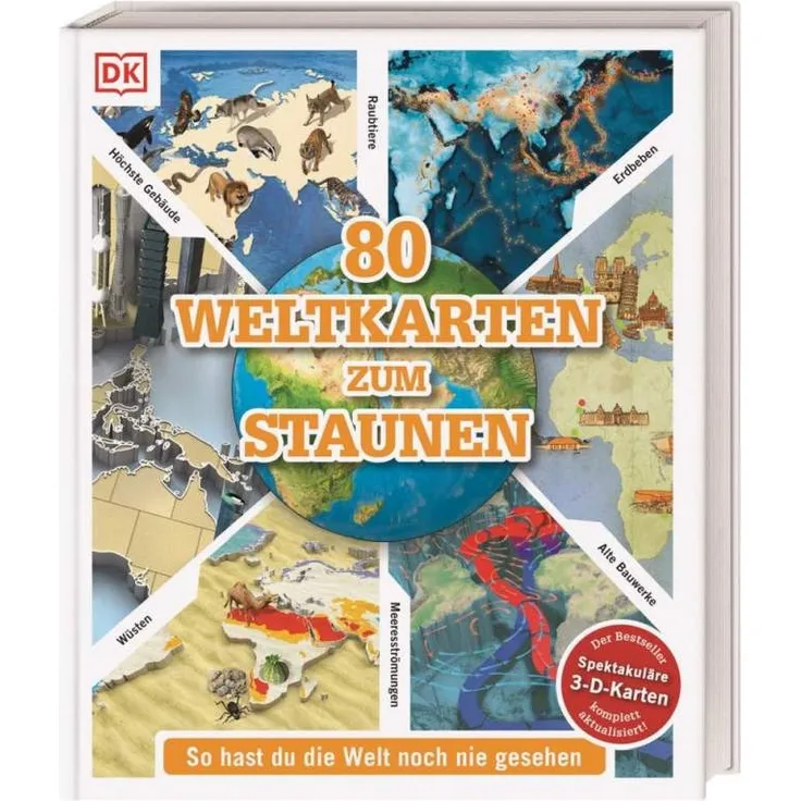 80 Weltkarten zum Staunen