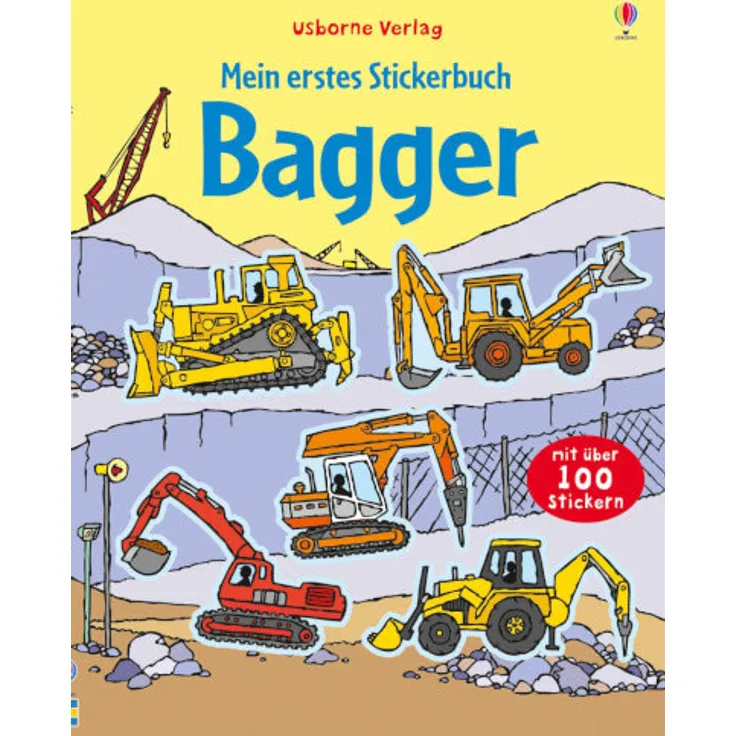 Mein erstest Stickerbuch Bagger