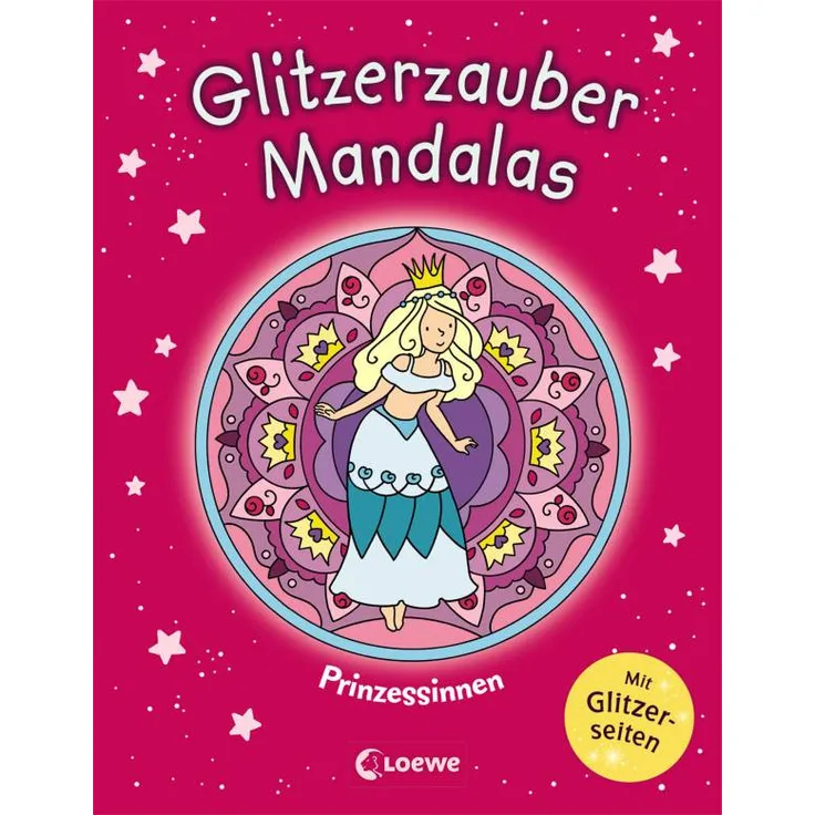 Loewe Glitzerzauber-Mandalas - Prinzessinnen