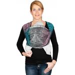 HOPPEDIZ Baby-Tragetuch Jaipur black 5,40 m