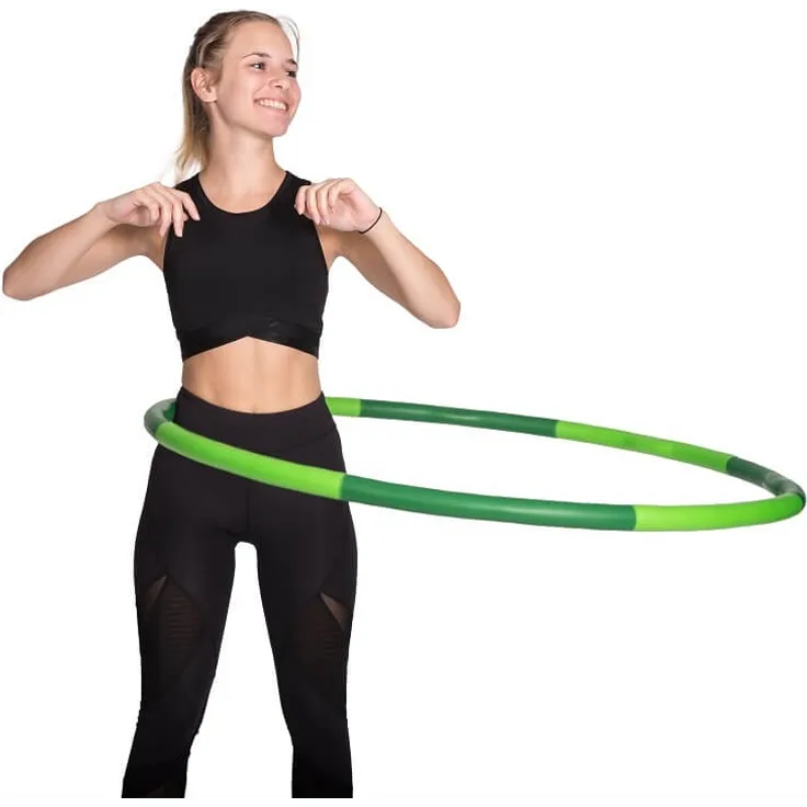 Hoopomania Light Hoop Schaumstoff Hula Hoop, 1. 2kg Grasshooper
