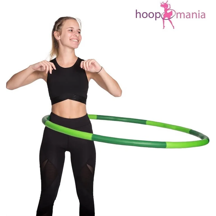 Hoopomania Light Hoop Schaumstoff Hula Hoop, 1. 2kg Grasshooper – Bild 7