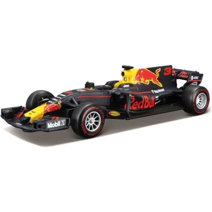 BBURAGO 18-38027 Sportwagen-Modell Vormontiert 1:43 Red Bull Racing TAG Heuer RB13 (2017) 1 Stück(e) Schwarz Rot Gelb