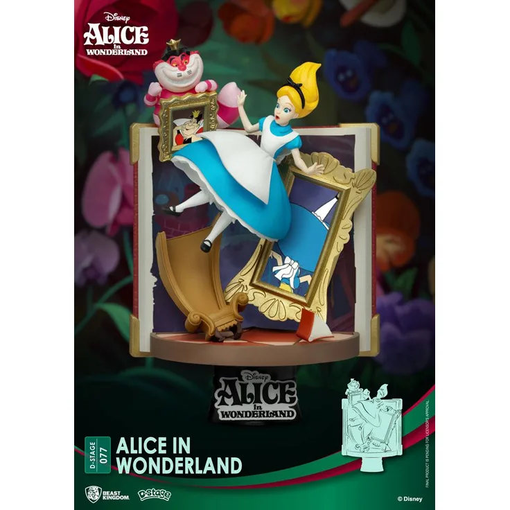 Disney D-Stage PVC Diorama Alice in Wonderland (15 cm)
