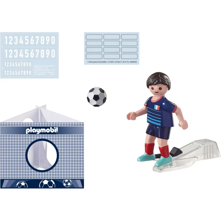 Playmobil Sports & Action 71124 'Fußballspieler Frankreich B', 7 Teile, ab 5 Jahren – Bild 2