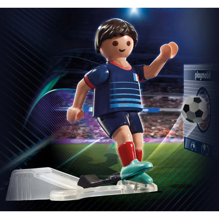 Playmobil Sports & Action 71124 'Fußballspieler Frankreich B', 7 Teile, ab 5 Jahren – Bild 3