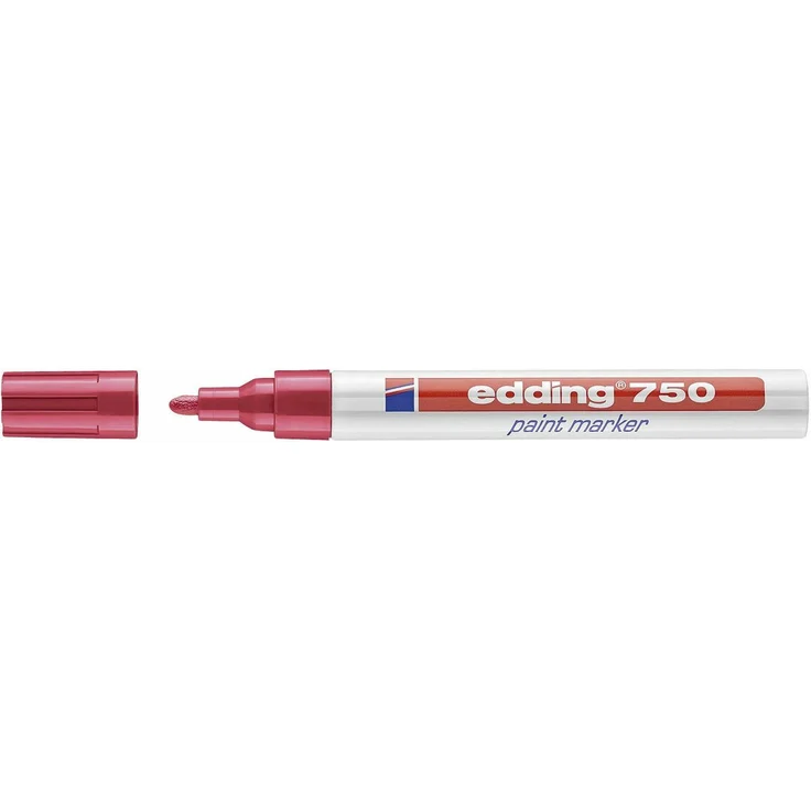 "edding 750 Glanzlack-Marker creative - 2 - 4 mm Rot" – Bild 2