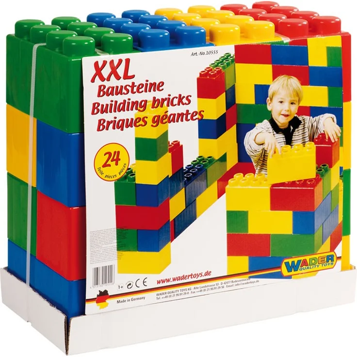 Bausteine XXL bunt 24 Stück – Bild 1