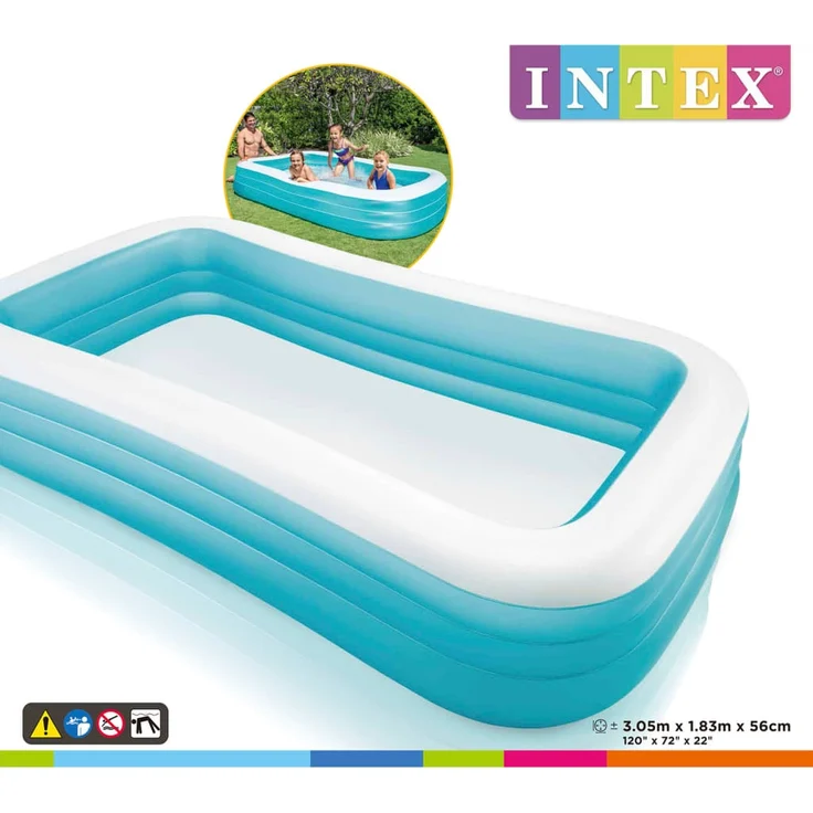 Intex Swim Center Familienpool 305x183x56 cm – Bild 3