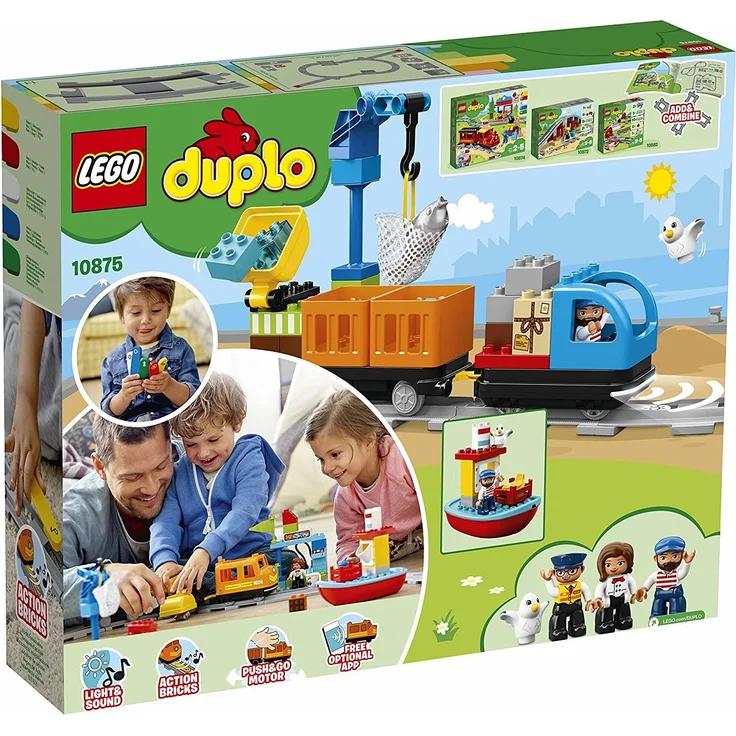 LEGO DUPLO 10875 'Güterzug', 105 Teile, ab 2 Jahren – Bild 4