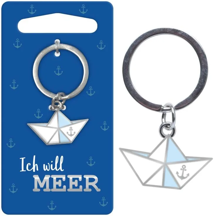Sheepworld Mini-Schlüsselanhänger 'Ich will MEER'