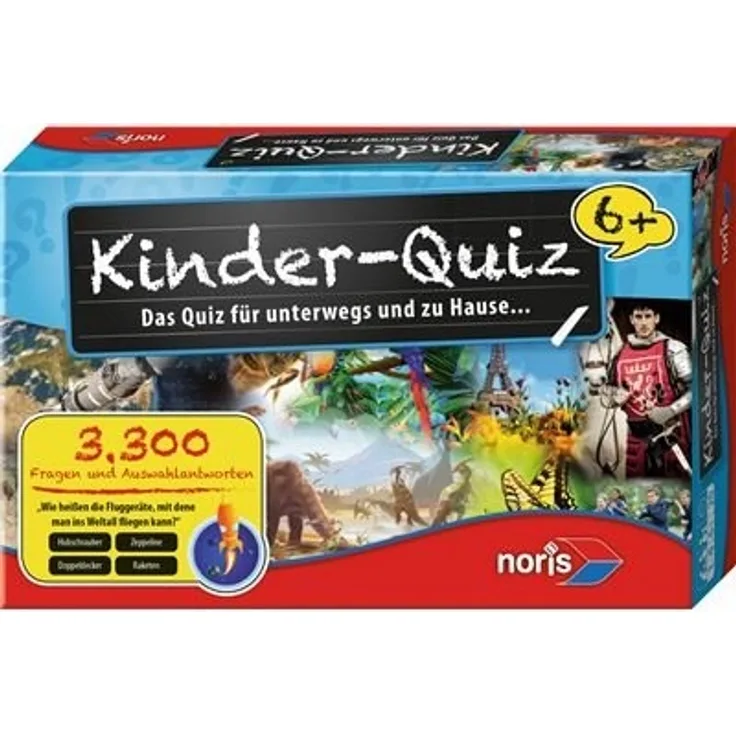 Noris Spiele - Kinder-Quiz für schlaue Kids ab 6 Jahren