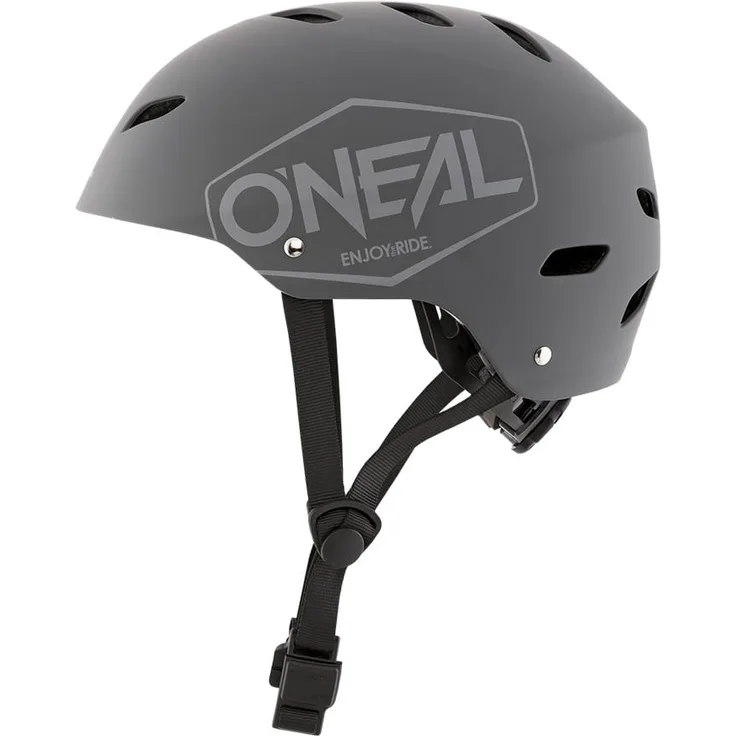 Oneal Dirt LID Youth Plain - Kids Helm - Grau 47 - 48 cm