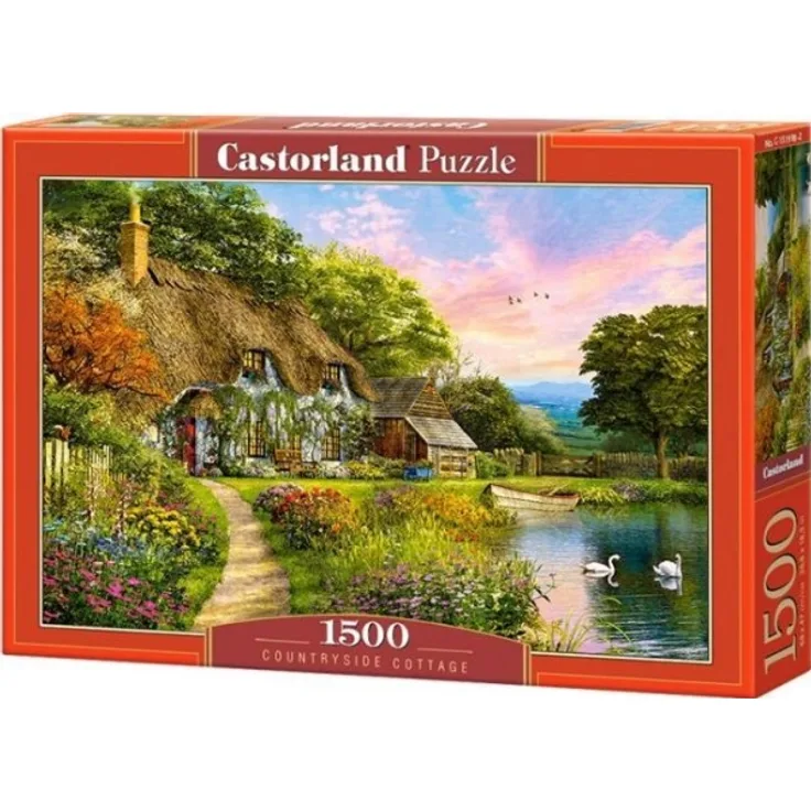 Castorland Puzzle 1 500 pieces A country cottage by the lake