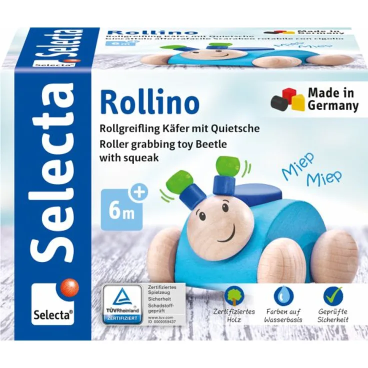 Schmidt Spiele 61073 Rollino, blau 7,5 cm, sortiert