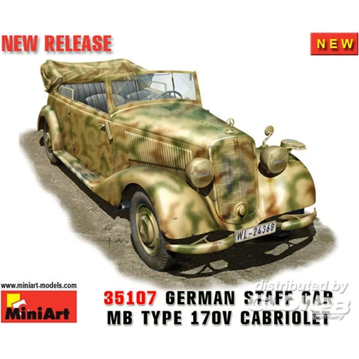 MiniArt 35107 Deutscher Stabswagen Typ 170V. Cabrio B