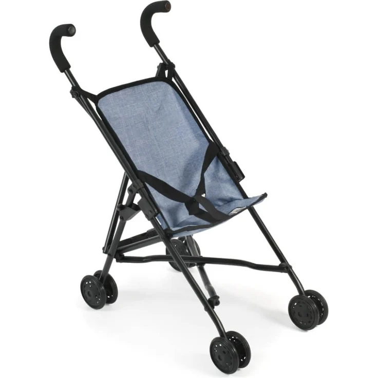 Mini-Buggy ROMA für Puppen, Jeans blue – Bild 1