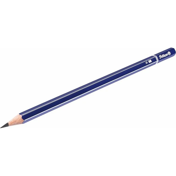 Pelikan Bleistift 2B, Sechskant, Blau, 3er Set – Bild 2