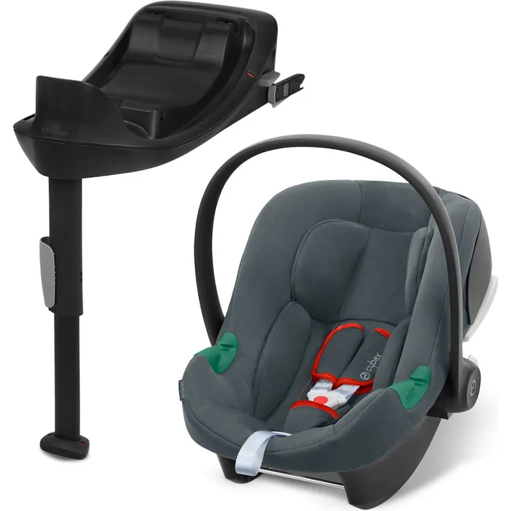 Cybex Aton B2 i-Size Babyschale inkl. Base One Steel Grey
