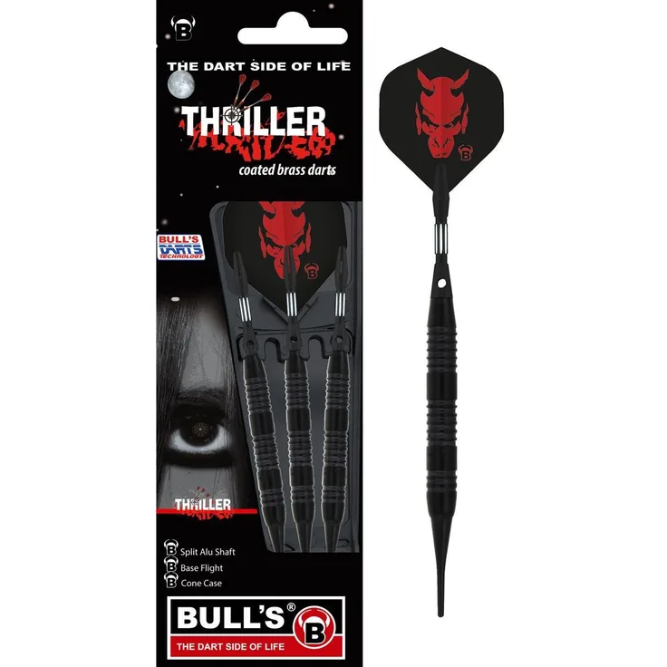BULL'S Thriller Soft Dart, 18 Gr. / Inhalt 1 Stück