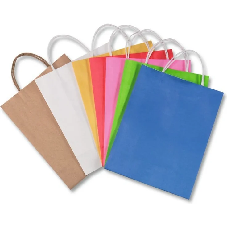 folia - Papiertüten natur 20 Stück 15 x 12 x 5,5 cm