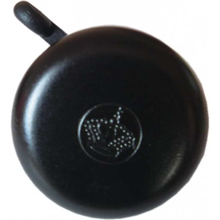 Fahrradglocke Reich mit Krone-Motiv schwarz Ø 55mm auf SB-Karte