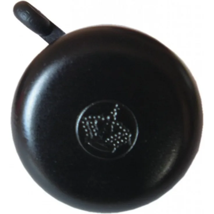 Fahrradglocke Reich mit Krone-Motiv schwarz Ø 55mm auf SB-Karte