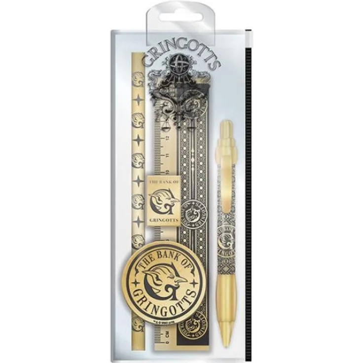 Schreibset Harry Potter gold 5-tlg